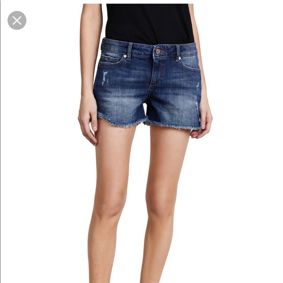 DL1961 Karlie Cuffed Denim Shorts - Picture 1 of 9